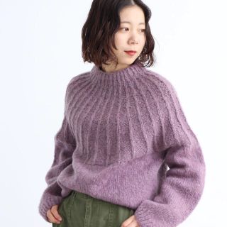 ドットアンドストライプスチャイルドウーマン(Dot&Stripes CHILDWOMAN)のdot＆stripes ネパールハンドニット 新品タグ付き(ニット/セーター)