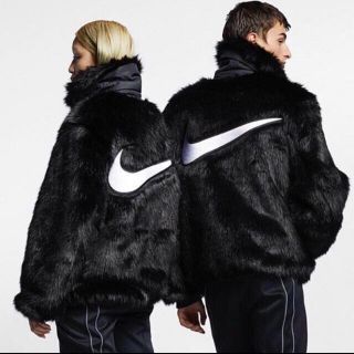 ナイキ(NIKE)のnike ambush リバーシブル フェイクファーコート  (毛皮/ファーコート)