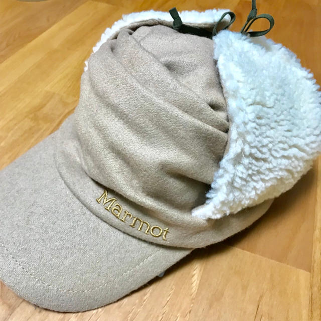 MARMOT(マーモット)の新品＊Marmot四角友里コラボ＊トラックウォームキャップ イヤーマフ耳あて帽子 スポーツ/アウトドアのアウトドア(登山用品)の商品写真