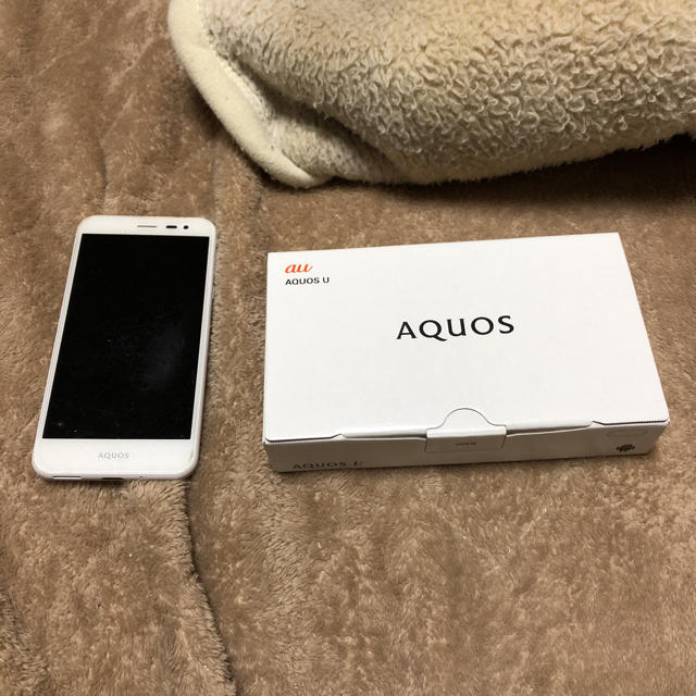 ANDROID(アンドロイド)のAQUOS U 美品 スマホ/家電/カメラのスマートフォン/携帯電話(スマートフォン本体)の商品写真