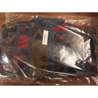 シュプリーム(Supreme)のL 新品未使用 Corduroy Patchwork Denim Jacket (Gジャン/デニムジャケット)