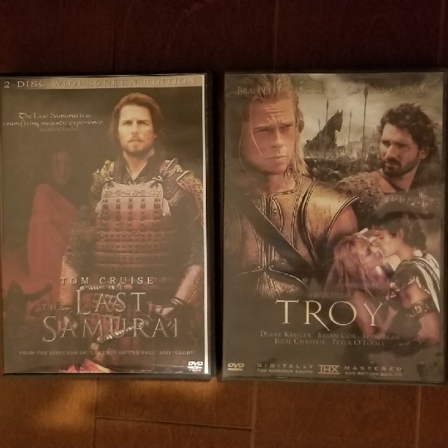 TROY & LAST SAMURAI エンタメ/ホビーのDVD/ブルーレイ(外国映画)の商品写真