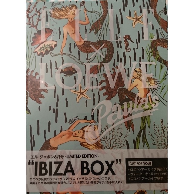 エル・ジャポン 6月号 限定版 LOEWE IBIZA BOX 1000部限定