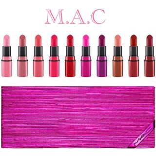 マック(MAC)の新品未使用✨MAC✨クリスマスコフレ2018✨シャイニープリティシングス ✨(口紅)