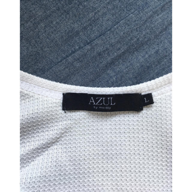 AZUL by moussy(アズールバイマウジー)のロングTシャツ タンクトップ メンズのトップス(Tシャツ/カットソー(半袖/袖なし))の商品写真