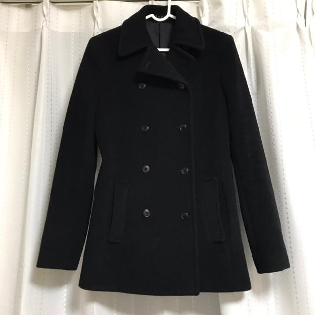 theory - 専用 美品 セオリー Pコート ダブル カシミヤ混 アンゴラ 2 黒の通販 by あいちゃん's shop｜セオリーならラクマ