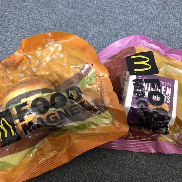 マクドナルド(マクドナルド)のマクドナルド フードマグネット セット エンタメ/ホビーのコレクション(ノベルティグッズ)の商品写真