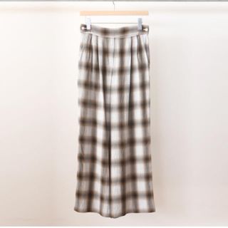 フィーニー(PHEENY)のPHEENY / Rayon ombre check 2 tuck slacks(カジュアルパンツ)