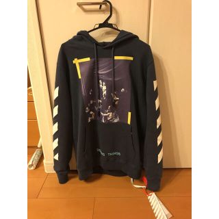 オフホワイト(OFF-WHITE)のOFF-WHITE DIAG CARAVAGGIO HOODIE(パーカー)