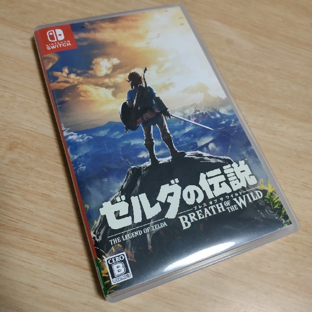 任天堂(ニンテンドウ)のゼルダの伝説 ブレスオブザワイルド エンタメ/ホビーのゲームソフト/ゲーム機本体(家庭用ゲームソフト)の商品写真