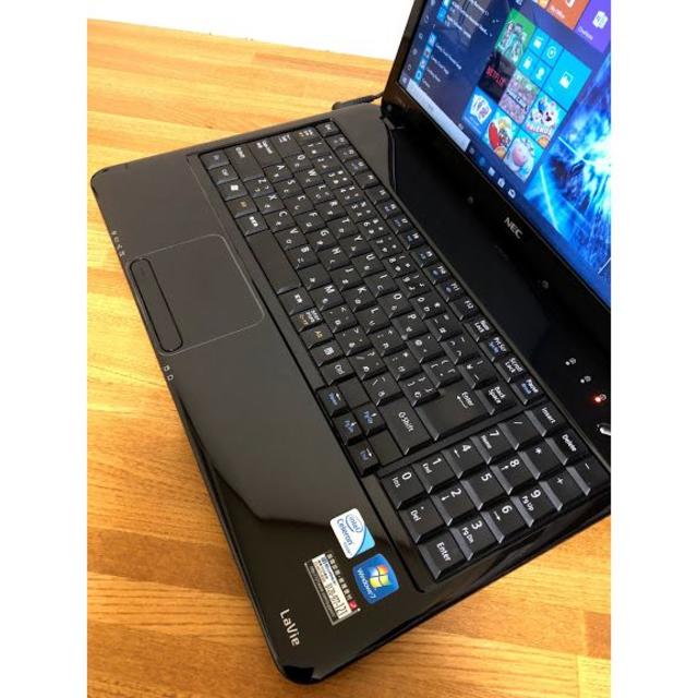 NEC(エヌイーシー)の美品/即使用可/送込/ﾒﾓﾘ4G/HDD320G/DVD/Win10 スマホ/家電/カメラのPC/タブレット(ノートPC)の商品写真