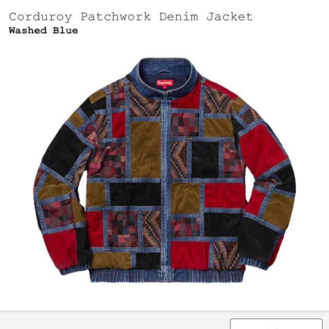 supreme patchwork jacket