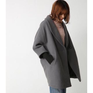 マウジー(moussy)のmoussy コクーンシルエットコート グレー マウジー(チェスターコート)