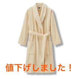 ラルフローレン(Ralph Lauren)の【新品・未使用】ラルフローレン バスローブ レディースMサイズ クリーム色(その他)