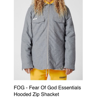 フィアオブゴッド(FEAR OF GOD)のブラック様専用fog essentials hooded shacket xs(Tシャツ/カットソー(半袖/袖なし))