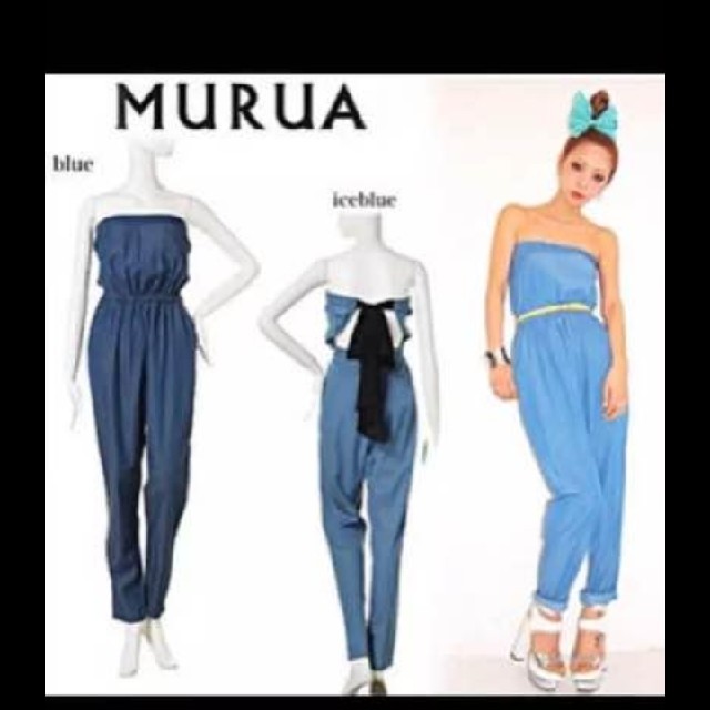 MURUA(ムルーア)のムルーア　ベア　オールインワン レディースのパンツ(オールインワン)の商品写真