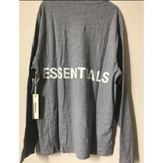 フィアオブゴッド(FEAR OF GOD)のEssentials ロンT サイズ L グレー(Tシャツ/カットソー(七分/長袖))