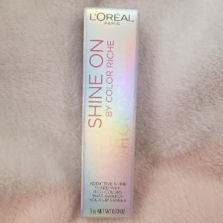 ロレアルパリ(L'Oreal Paris)の【新品ロレアルパリシャインオンホロシャインコレクション 926 マクロコスム】 (口紅)