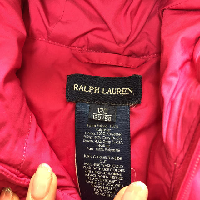 Ralph Lauren(ラルフローレン)のa.mama様専用 ラルフローレン ダウンコート 120cm キッズ/ベビー/マタニティのキッズ服男の子用(90cm~)(ジャケット/上着)の商品写真