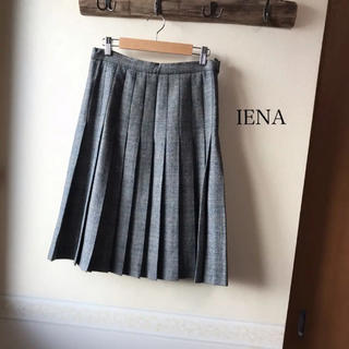 イエナ(IENA)のIENA プリーツスカート ウール100% Mサイズ(ひざ丈スカート)