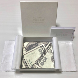 マルタンマルジェラ(Maison Martin Margiela)の新品 正規品 メゾンマルジェラ  ドルプリント ウォレット 財布 マルジェラ(折り財布)