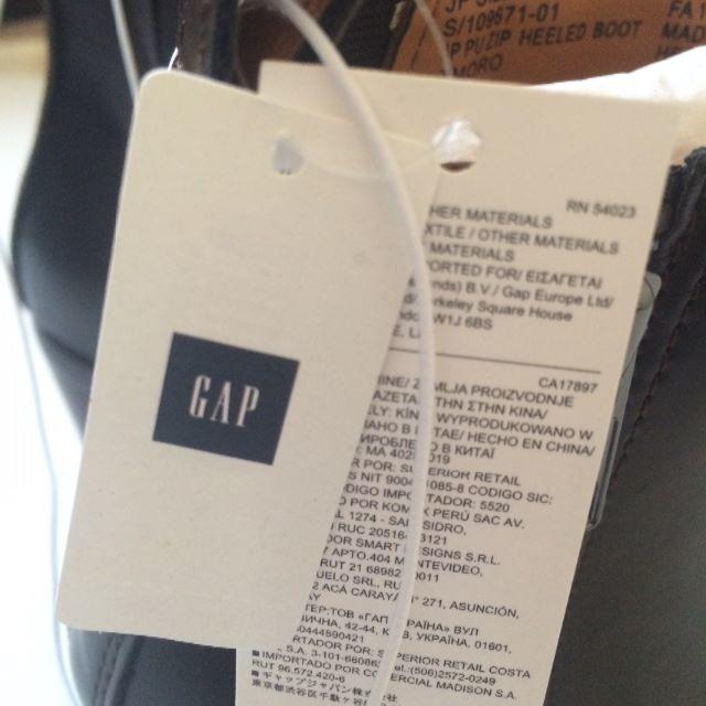 GAP(ギャップ)の値下げしました。■ＧＡＰ 正規商品☆サイドファスナー ショートブーツ 新品■ レディースの靴/シューズ(ブーツ)の商品写真