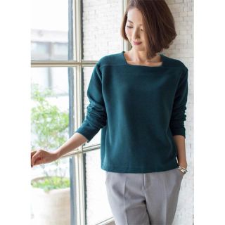 スタイルデリ(STYLE DELI)のスタイルデリ【スクエアネック横ウネ地トップス】(カットソー(長袖/七分))