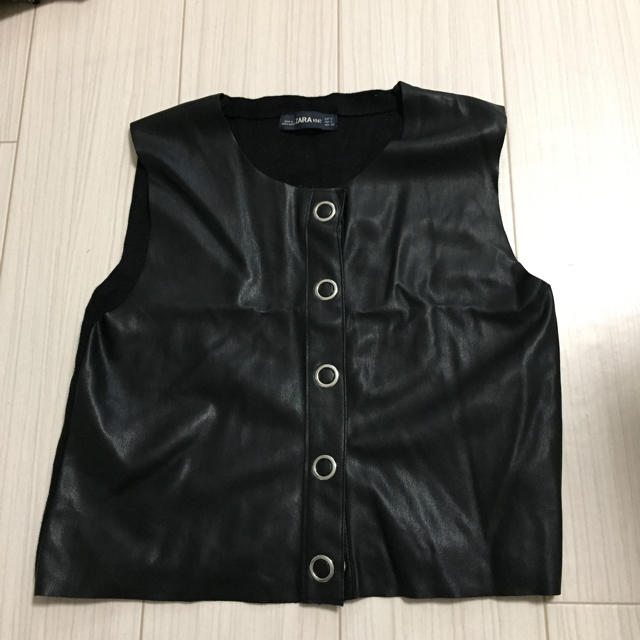 ZARA(ザラ)のZARA 異素材 カットソー レディースのトップス(カットソー(半袖/袖なし))の商品写真