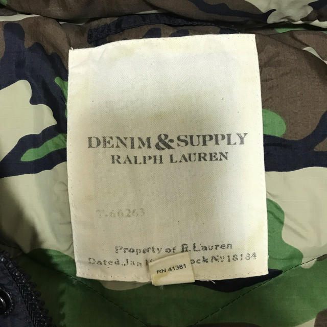 Denim & Supply Ralph Lauren(デニムアンドサプライラルフローレン)のデニム&サプライ ダウン 迷彩 メンズのジャケット/アウター(ダウンジャケット)の商品写真