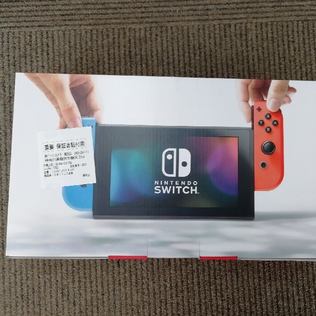 新品・保証付・送込・即日送】任天堂スイッチ Switch 青/赤 5%off 新品・保証付・送込・即日送】任天堂スイッチ Switch 青/赤 5%off