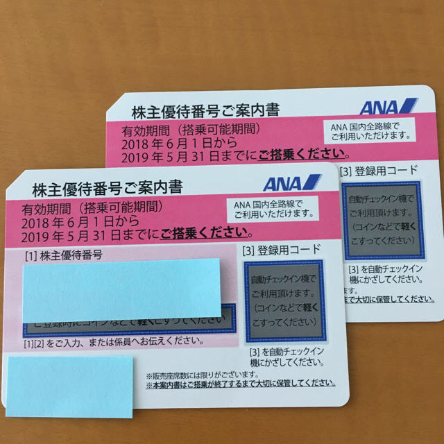 【ふるさと割】 ANA(全日本空輸) - 2枚セット 株主優待券 全日ANA 航空券