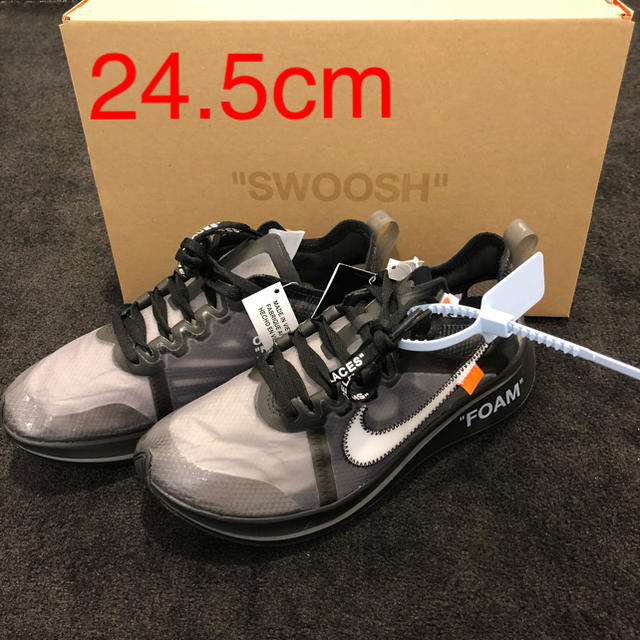 NIKE(ナイキ)の【24.5cm】NIKE × OFF WHITE THE 10 ZOOM FLY メンズの靴/シューズ(スニーカー)の商品写真