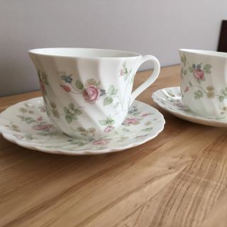 ウェッジウッド(WEDGWOOD)のウェッジウッド  ローズヒップ カップ&ソーサーセット(グラス/カップ)