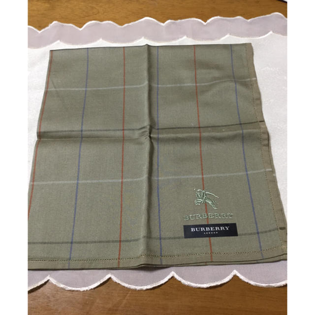 BURBERRY(バーバリー)のバーバリー紳士ハンカチ２枚セット メンズのファッション小物(ハンカチ/ポケットチーフ)の商品写真