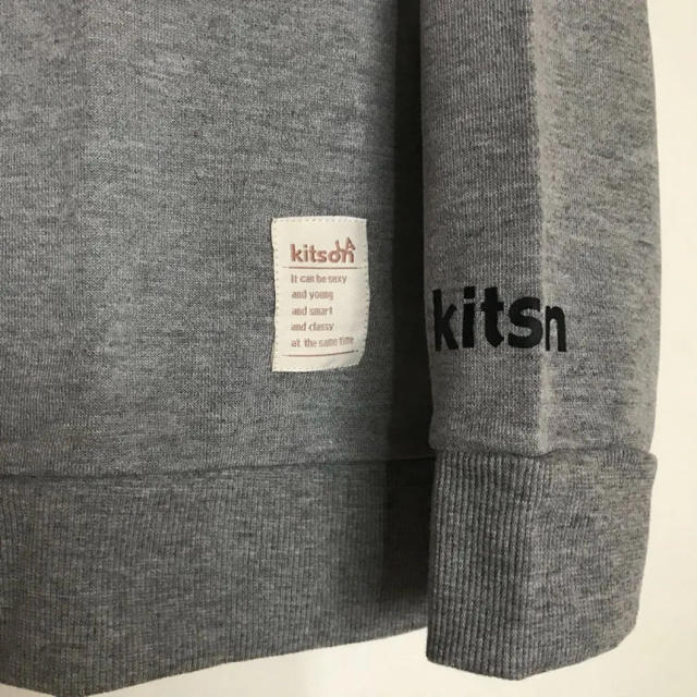 KITSON(キットソン)の新品★KITSON/キットソン ラメロゴ スウェット トレーナー L レディースのトップス(トレーナー/スウェット)の商品写真