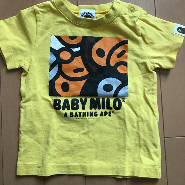 A BATHING APE(アベイシングエイプ)のBAPE KIDS Tシャツ 80 キッズ/ベビー/マタニティのベビー服(~85cm)(Ｔシャツ)の商品写真