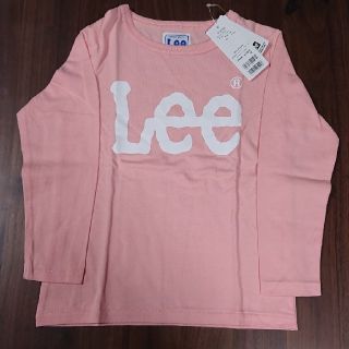 リー(Lee)の【新品未使用】Lee ロゴロングTシャツ ピンク size:110(Tシャツ/カットソー)