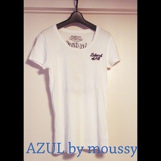 アズールバイマウジー(AZUL by moussy)の刺繍Tシャツ♡AZUL(Tシャツ(半袖/袖なし))