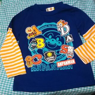 バンダイ(BANDAI)のアンパンマン ロングTシャツ 95 長袖カットソー(Tシャツ/カットソー)