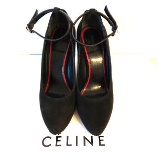 セリーヌ(celine)のCeline スエードウエッジソール パンプス(ハイヒール/パンプス)