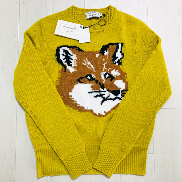 MAISON KITSUNE'(メゾンキツネ)の新品 メゾンキツネ フォックスヘッド レディース  セーター ニット トップス レディースのトップス(ニット/セーター)の商品写真