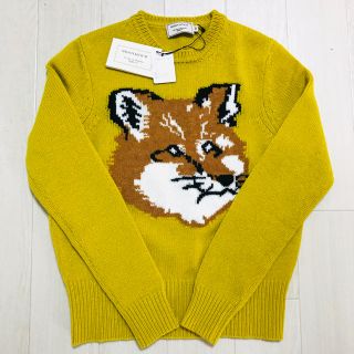 メゾンキツネ(MAISON KITSUNE')の新品 メゾンキツネ フォックスヘッド レディース  セーター ニット トップス(ニット/セーター)