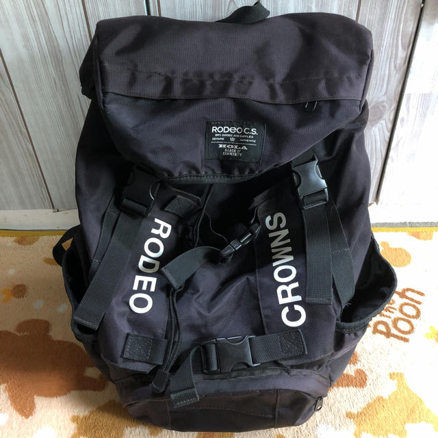 RODEO CROWNS(ロデオクラウンズ)のゆうちん様専用 ロデオクラウンズ リュック 黒 レディースのバッグ(リュック/バックパック)の商品写真