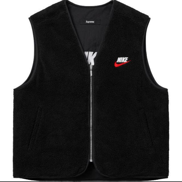 Supreme(シュプリーム)のSupreme NIKE Vest ベスト 黒 メンズのジャケット/アウター(ダウンベスト)の商品写真