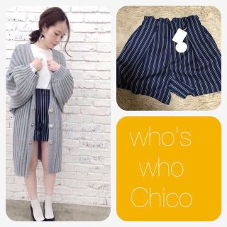 フーズフーチコ(who's who Chico)の新品 chico♡ハイウエストショーパン(ショートパンツ)