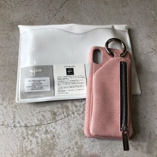 ビューティアンドユースユナイテッドアローズ(BEAUTY&YOUTH UNITED ARROWS)のajew iPhonex用 ピンクベージュ(iPhoneケース)