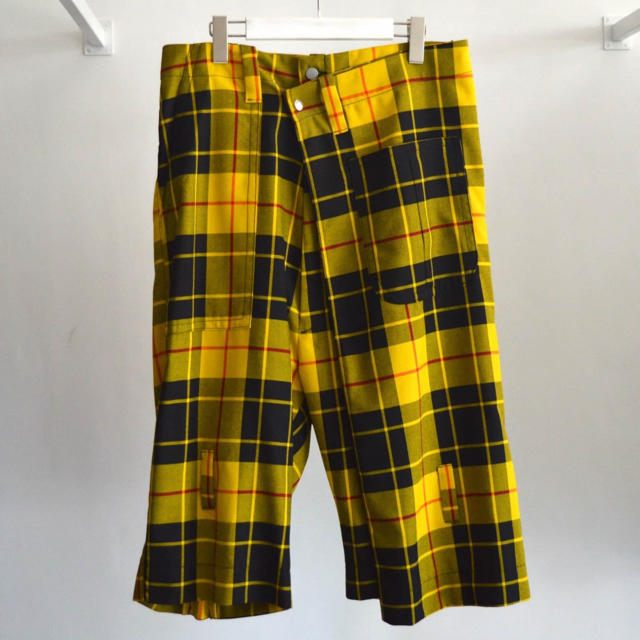 kidill Pants Yellow Check メンズのパンツ(サルエルパンツ)の商品写真