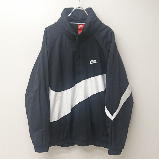 2XL NIKE ナイロンジャケット ビッグスウォッシュ ビックロゴ