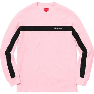 シュプリーム(Supreme)のPanel Stripe Waffle Thermal(Tシャツ/カットソー(七分/長袖))