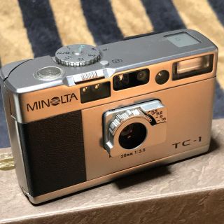 コニカミノルタ(KONICA MINOLTA)のMINOLTA  TC-1 美品  カタログ 箱付き 使用説明書付き(フィルムカメラ)